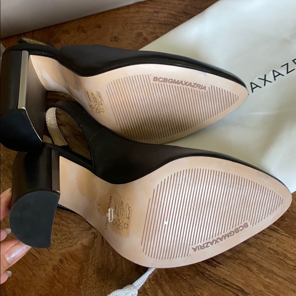 Black heels BCBG sling back shoes (new) - Picture 5 of 8